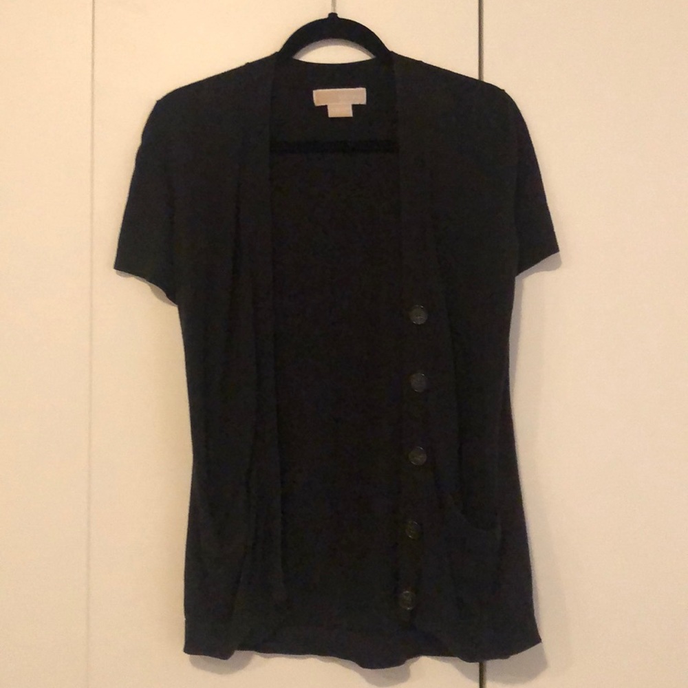 Michael Kors short sleeve cardigan XS